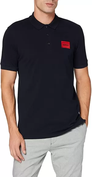 Image of Hugo Boss Dereso Polo Shirt Navy Size L Men