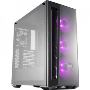 Image of Cooler Master MasterBox MB520 RGB Midi tower PC casing Black 3 built-in LED fans, Built-in fan, Built-in lighting, Window, Dust filter