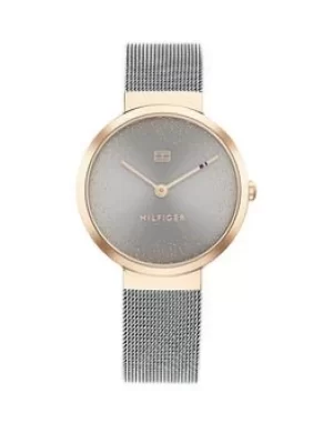 Image of Tommy Hilfiger Libby Ladies Watch, Silver, Women