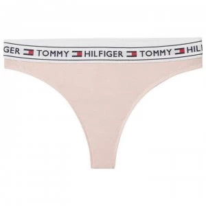 Image of Tommy Bodywear Logo Waistband Brazilian Knickers - Pale Blush