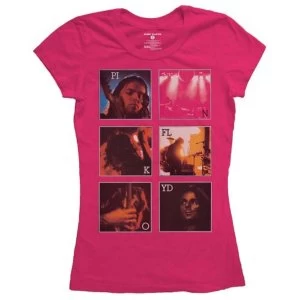 Image of Pink Floyd - Live Poster Ladies XX-Large T-Shirt - Pink
