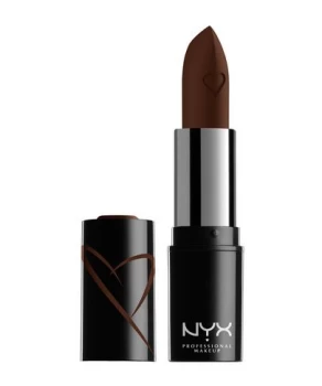 Image of NYX Professional Makeup Shout Loud Satin Lipstick Dark Brown - Grind