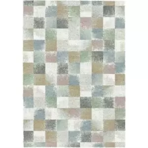 Image of Mastercraft Mehari Heatset Wilton Rug 023-0245/6464 - 80x150cm - Grey/Brown/Blue/Green