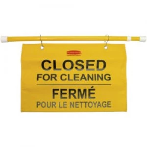 Image of Closed for Cleaning metal sign