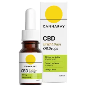 Image of Cannaray Bright Days Oil Drops 500mg
