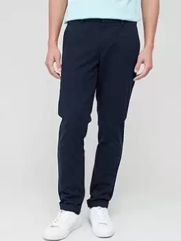 Image of BOSS Kaito1 Slim Fit Chino - Dark Blue, Dark Blue, Size 44=Uk28In, Inside Leg Regular, Men