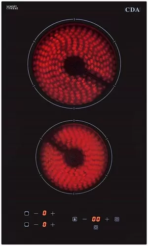 Image of CDA HC3621FR 2 Zone Ceramic Hob