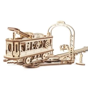 Image of Tram Line UGears 3D Wooden Model Kit