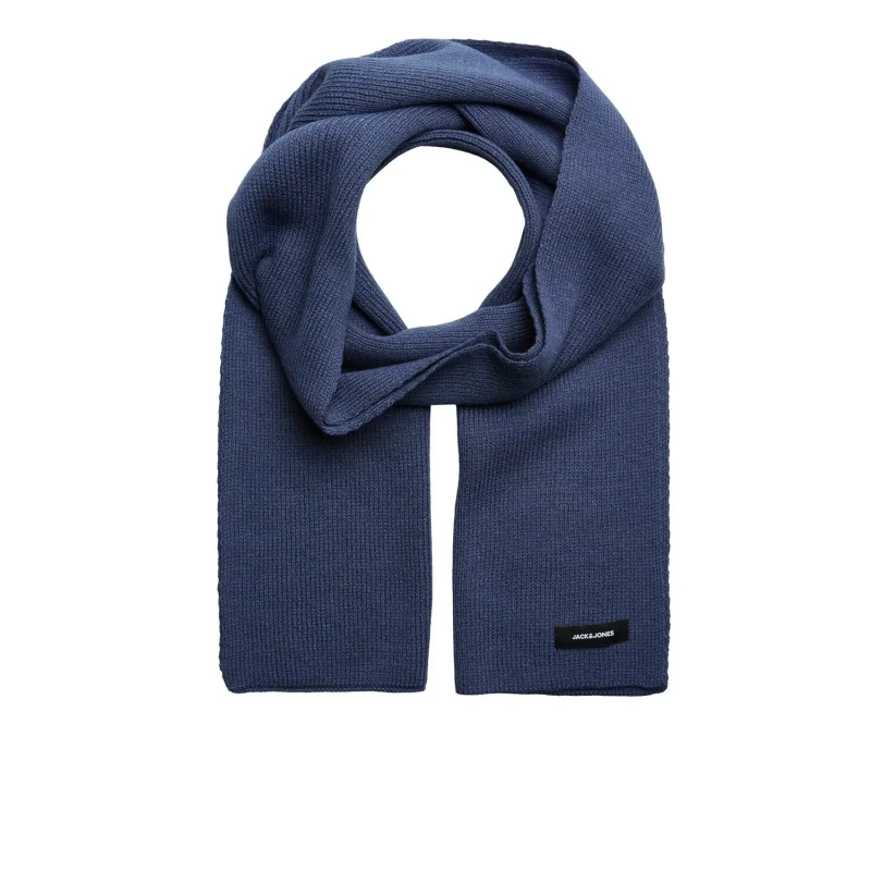 Image of Jack & Jones Navy Blazer / Navy Classic Knitted Scarf Navy Male One 169223UK