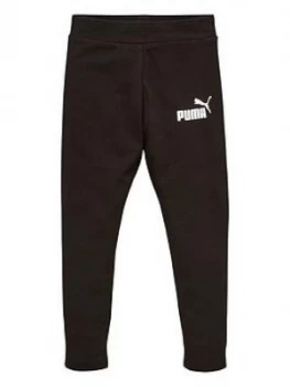Image of Puma Essentials Girls Leggings - Black