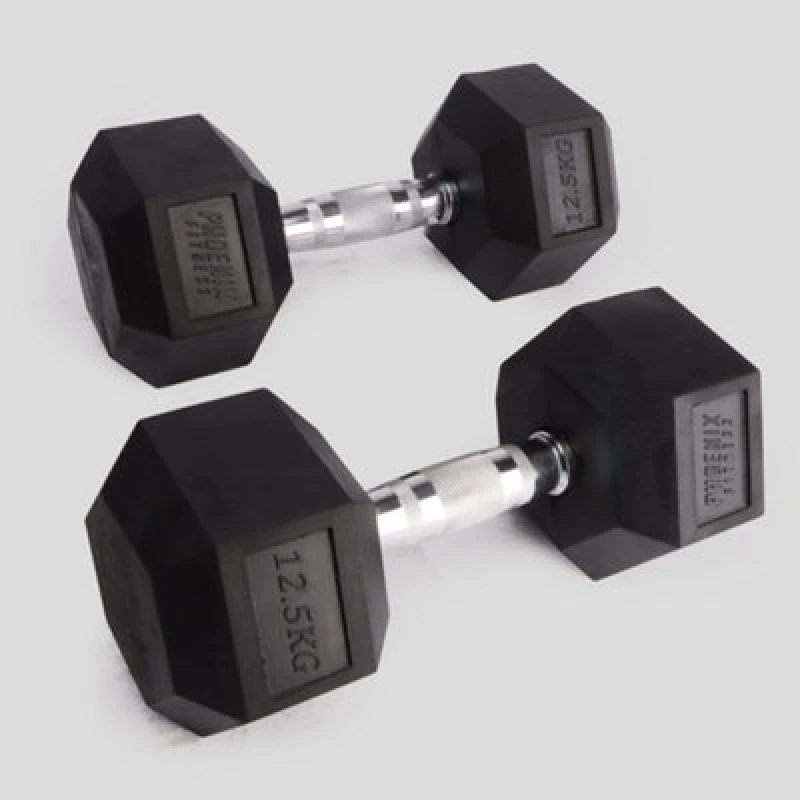 Image of Phoenix Fitness 12.5Kg Hexagonal Dumbbell Pair For Strength Training Workouts