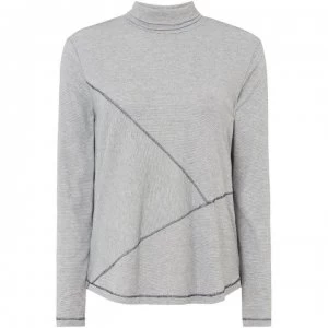 Image of Maison De Nimes Mini Stripe Rollneck - White