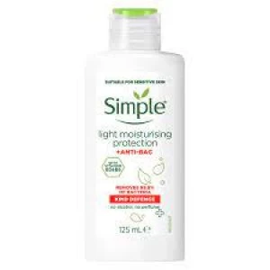 Image of Simple Antibac Light Moisturiser 125ml