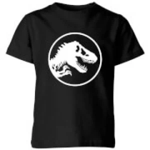Image of Jurassic Park Circle Logo Kids T-Shirt - Black - 7-8 Years