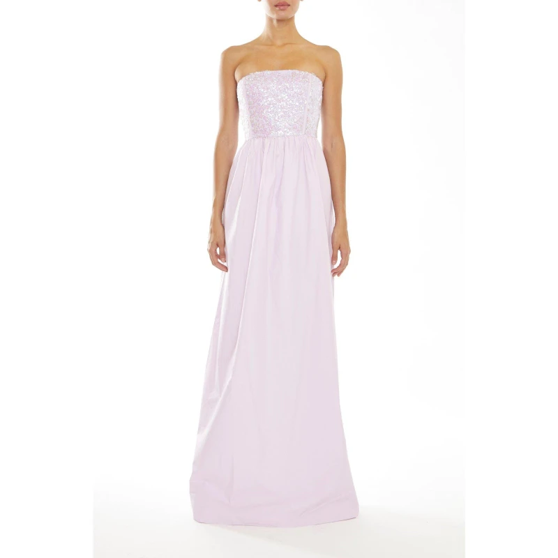 Image of True Decadence TRUE Wrap Dress Lilac Pink Sequ female 12 (M)