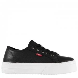 Image of Levis Tijuana FlatForm Trainers - Black