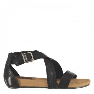 Image of Kangol Adele Ladies Sandals - Black