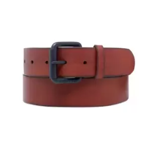 Image of Timberland Mens Roller Buckle Leather Belt (32in) (Brown)