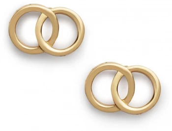 Image of Olivia Burton The Classics Gold Interlink Earrings Jewellery