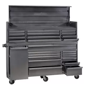 Image of Draper 99401 72” Combined Roller Cabinet and tool chest (25 Drawers)