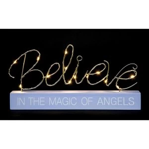 Image of LED String Words Believe