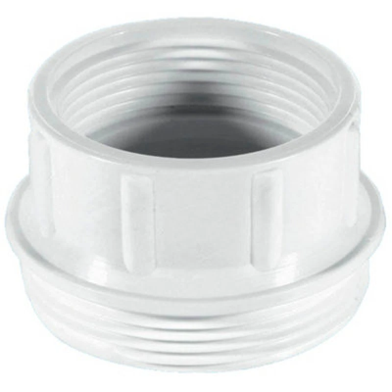 Image of McAlpine T12E 1.5" x 2" BSP Female x BSP Male Coupling White