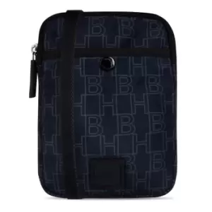 Image of BOSS Pixel All Over Logo Mini Bag - Blue