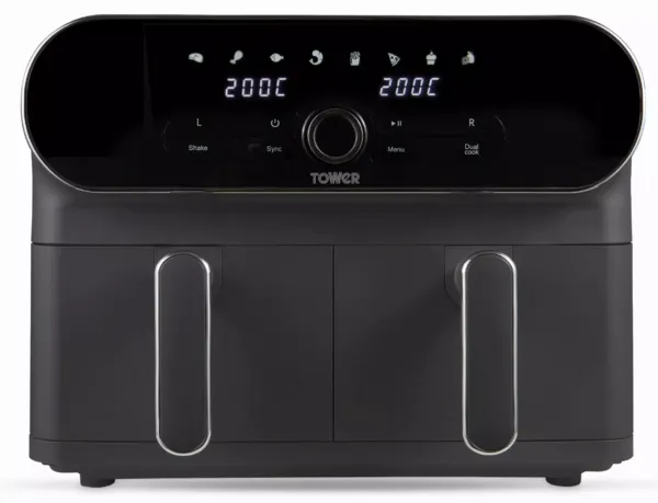 Image of Tower T17138 2600W 8L Dual drawer Air Fryer