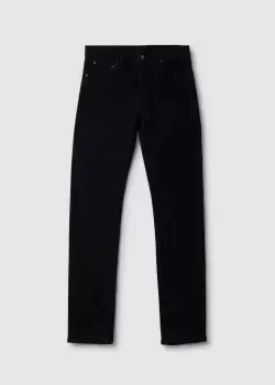 Image of Nudie Mens Lean Dean Jeans In Black Skies