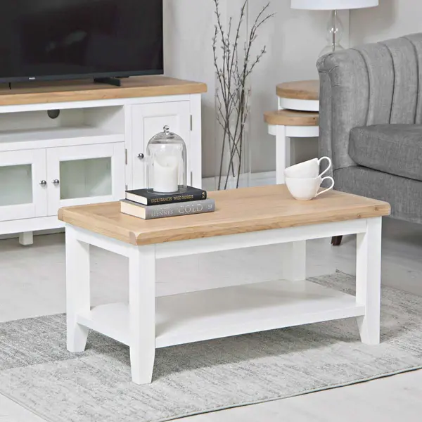 Image of K Living Lina Small Coffee Table White