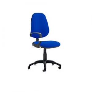 Image of Task Office Chair Eclipse II Lever Blue Fabric With Loop Arms