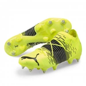 Image of PUMA Future Z 1.1 Mxsg Mens Football Boots, Yellow Alert/Black/White, size 8.5, Shoes