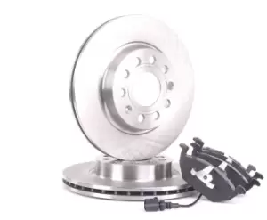 Image of MAPCO Brake disc and pads set VW,AUDI,SKODA 47832 1K0615301AQ,1K0615301AS,5C0615301C