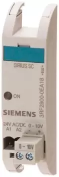Image of Siemens Optocoupler, Max. Forward 24 V, Max. Input 25 mA, 83.5mm Length, DIN Rail Mounting Style
