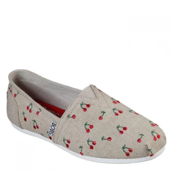 Image of Skechers Bobs Plush Casual Shoes - Natural