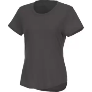 Image of Elevate Womens/Ladies Jade Short Sleeve Recycled T-Shirt (S) (Storm Grey)
