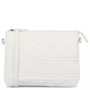 Image of Valentino Bags Zip Cross Body Quilted Ada Bag - White