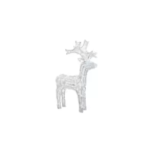 Image of Kaemingk LED Acrylic Reindeer (One Size) (White) - White