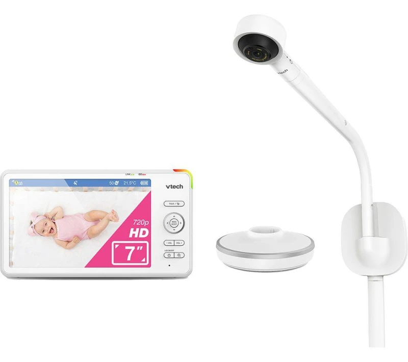Image of VTECH RM7787HD 7" Full HD Over-The-Cot WiFi Baby Monitor - White 4897027126327