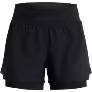 Image of Under Armour Run Stamina 2-in-1 Shorts - Black