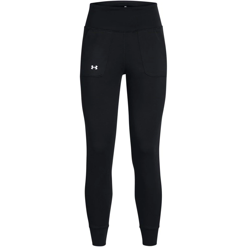 Image of Under Armour Womens Motion Performance Gym Legging Black/White female 8 (XS)