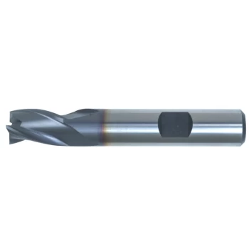 Image of 20.00MM HSS-Co 8% 3 Flute Weldon Shank Short Series Slot Drills - TiCN Coated