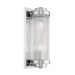Image of Sergio II Wall Lamp, Chrome, 2x E14