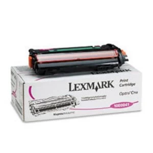 Image of Lexmark 10E0041 Magenta Laser Toner Ink Cartridge