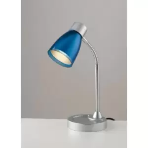 Image of Netlighting Task Table Lamp, Blue Chrome, E14