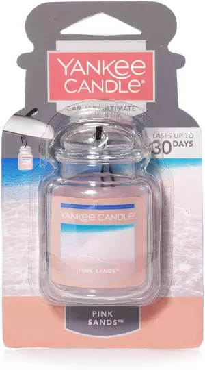 Image of Pink Sands (Pack Of 6) Yankee Candle Ultimate Car Jar Air Freshener