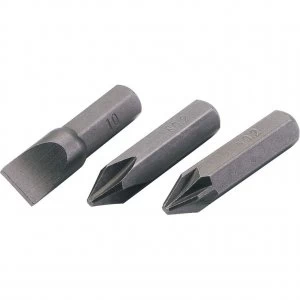 Image of Draper Plain Slot Impact Screwdriver Bit 10mm 38mm Pack of 1