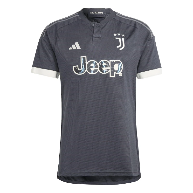 Image of adidas Juventus Third Shirt 2023 2024 Adults Carbon/White male XS