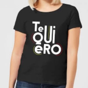 Image of Te Quiero Womens T-Shirt - Black - 5XL