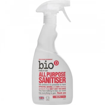 Image of Bio D All Purpose Sanitiser Spray - 500ml